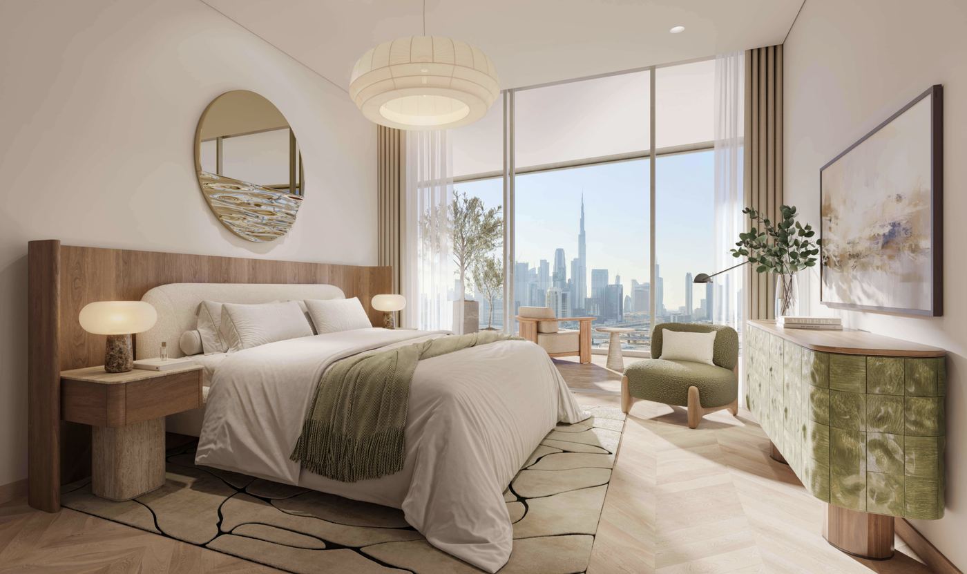 Principal bedroom with Burj Khalifa view