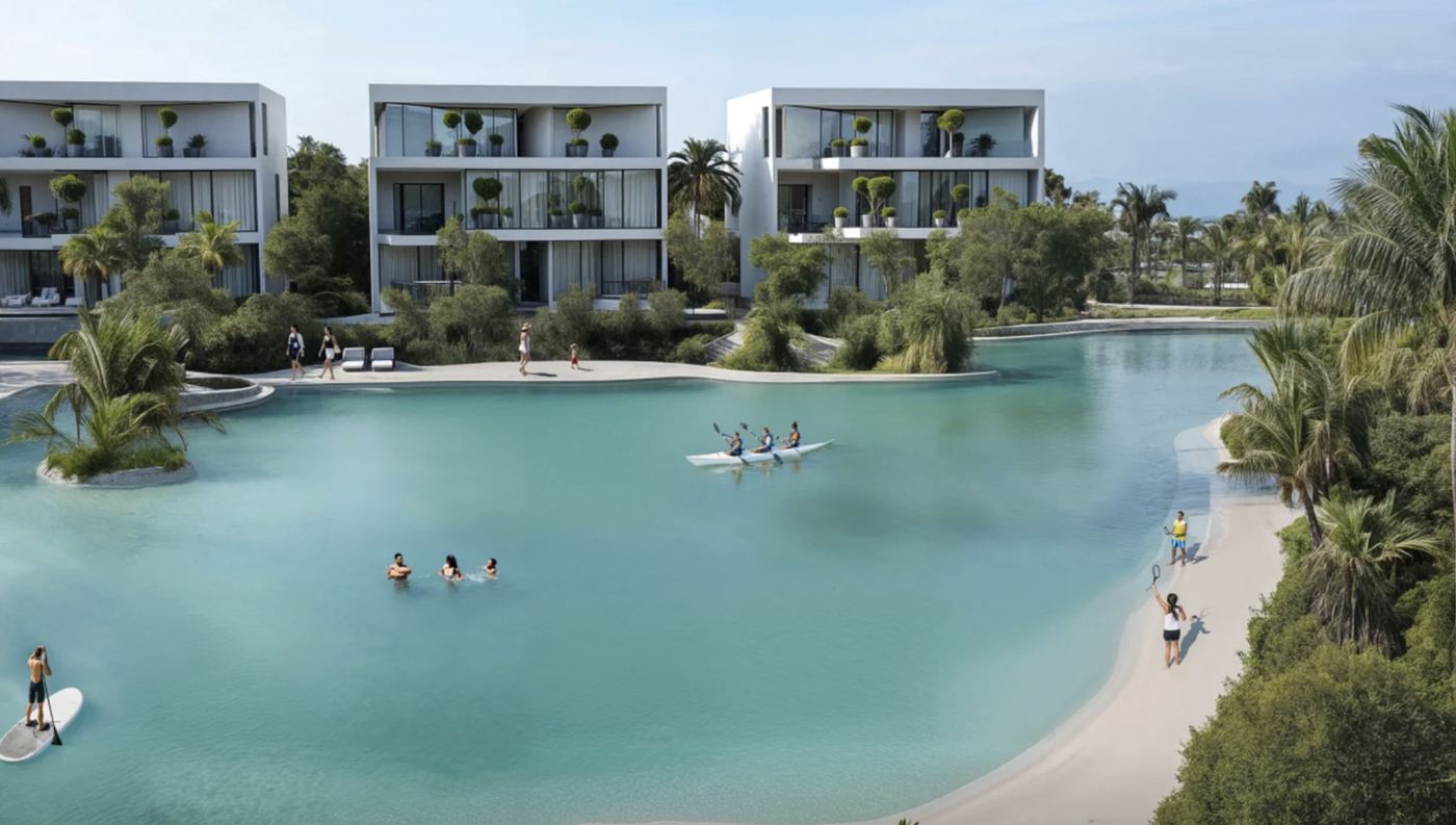 The crystal lagoon