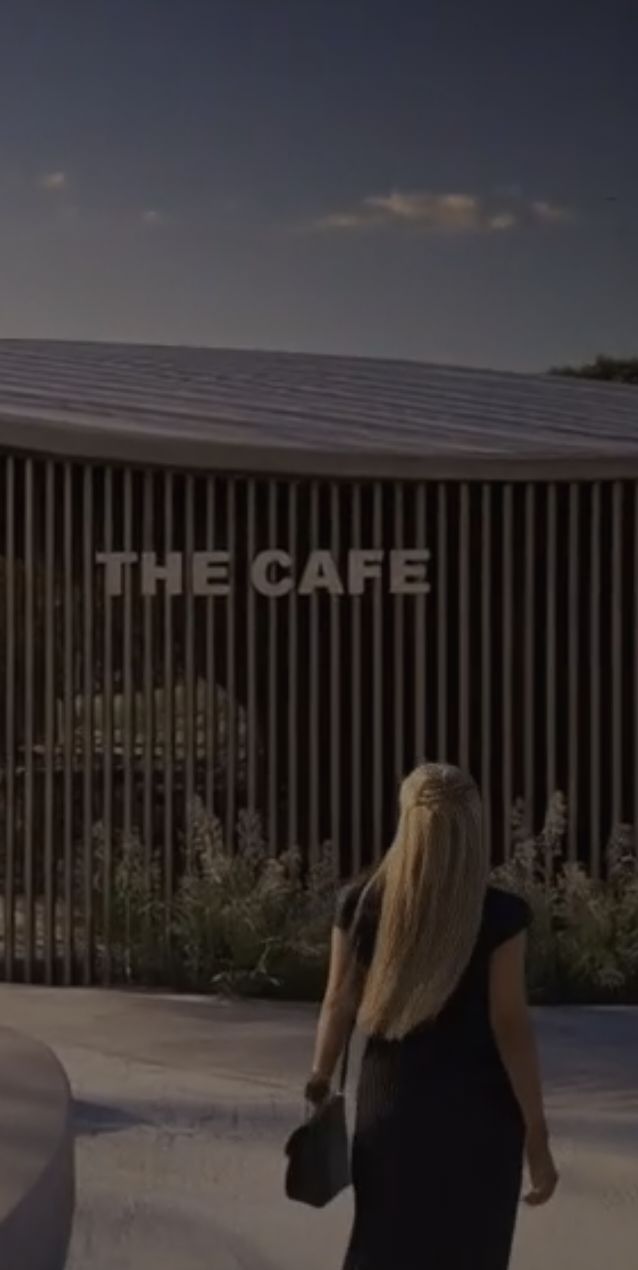 The Cafe and pool